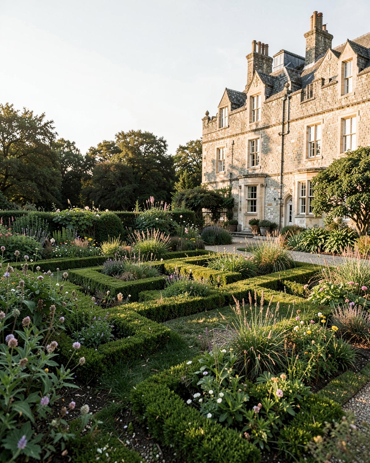 Hillside Parterre — estate garden in Middleburg, VA
