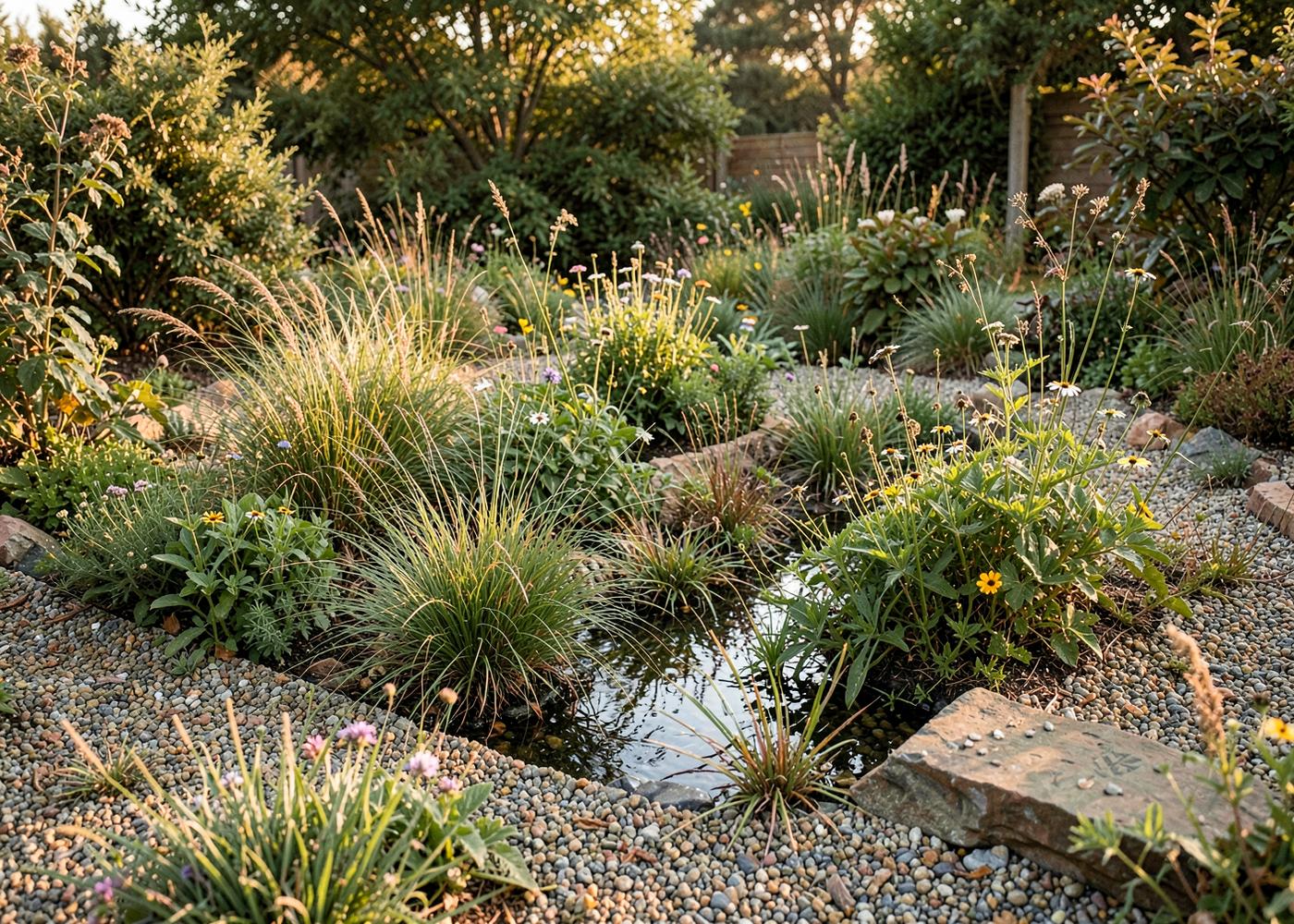 The Rain Garden — sustainable garden in Chevy Chase, MD